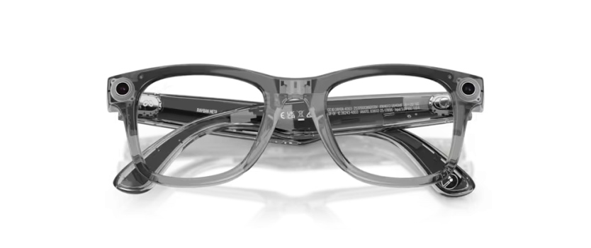 Ray-Ban Meta Wayfarer transparent | Lunettes connectées