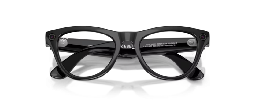 Ray-Ban Meta Skyler noir brillant | Lunettes connectées