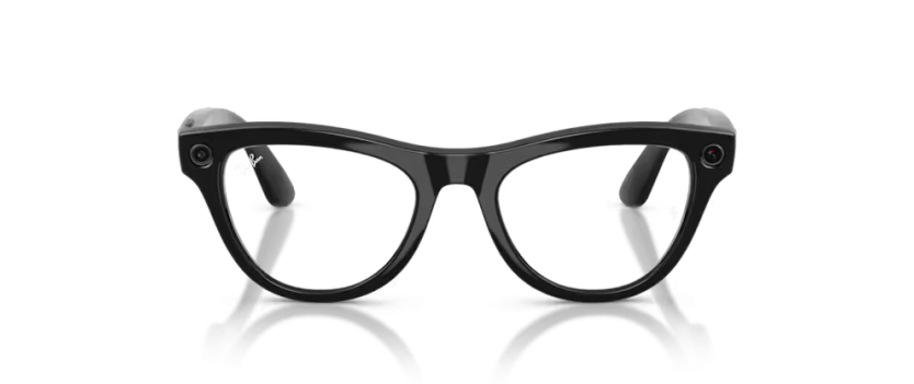 Ray-Ban Meta Skyler noir brillant | Lunettes connectées