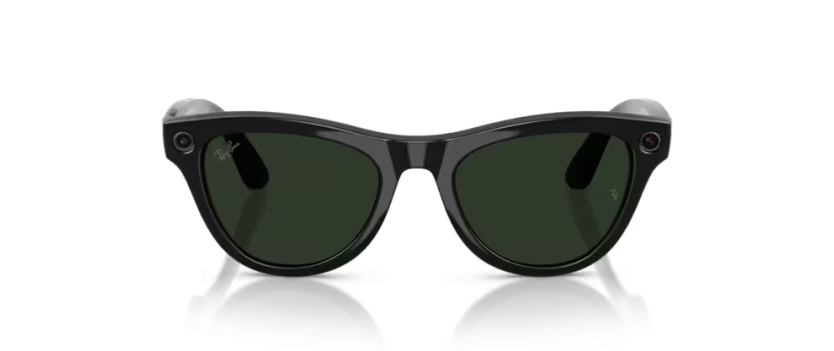 Ray-Ban Meta Skyler noir brillant | Lunettes connectées
