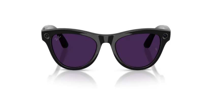 Ray-Ban Meta Skyler noir brillant | Lunettes connectées