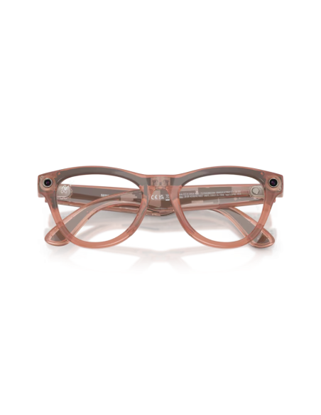 Ray-Ban Meta Skyler pêche transparent | Smart glasses