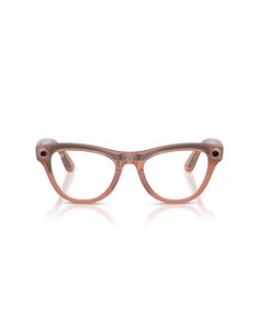Ray-Ban Meta Skyler pêche transparent | Smart glasses 2