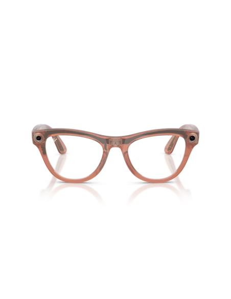 Ray-Ban Meta Skyler pêche transparent | Smart glasses