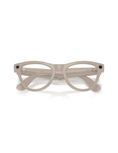 Ray-Ban Meta Skyler gris poudré brillant