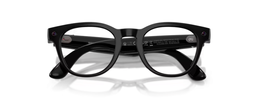 Ray-Ban Meta Scriber Optics noir brillant