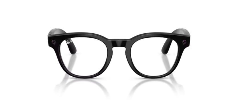 Ray-Ban Meta Scriber Optics noir brillant