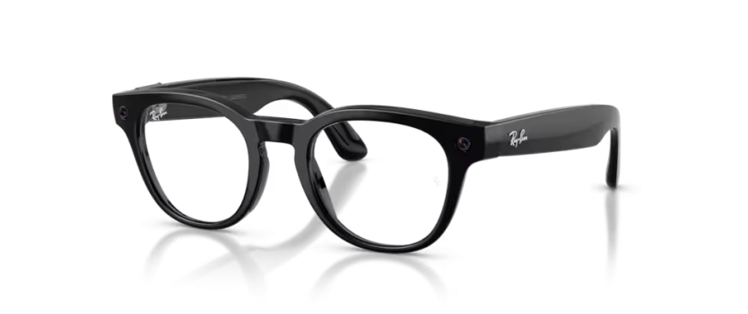 Ray-Ban Meta Scriber Optics noir brillant
