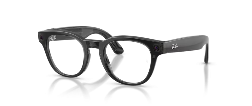 Ray-Ban Meta Scriber Optics transparent noir