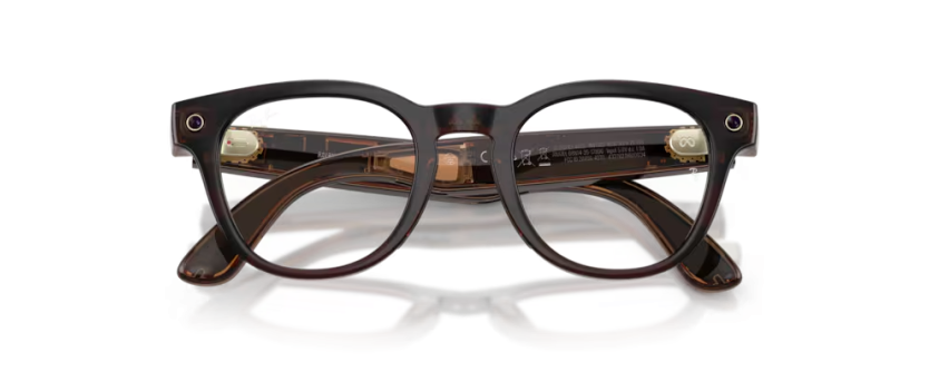 Ray-Ban Meta Scriber Optics ombre transparent