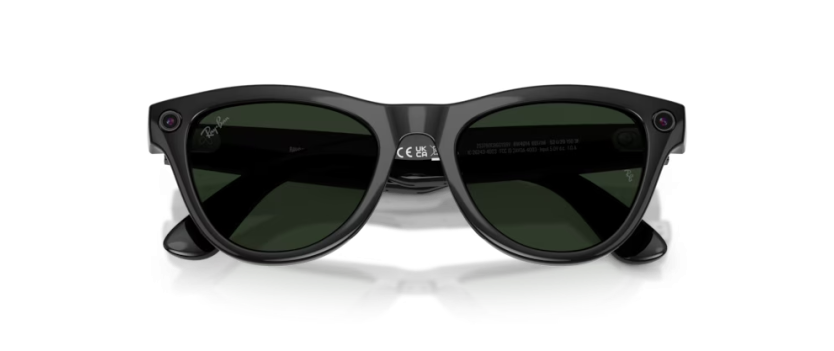Ray-Ban Meta Skyler noir brillant | Lunettes connectées