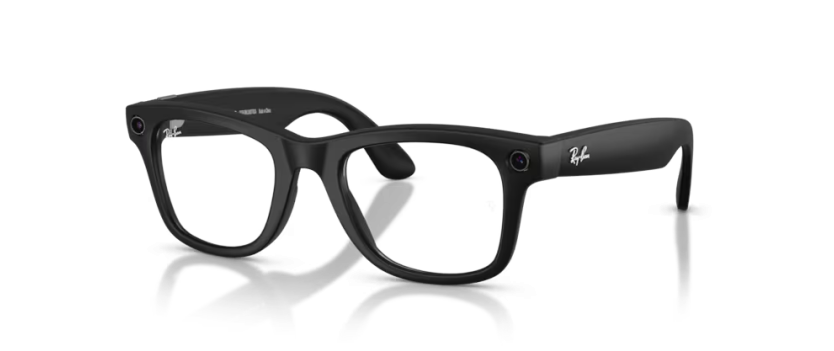 Ray-Ban Meta Wayfarer noir brillant