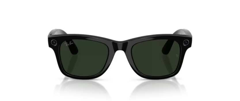 Ray-Ban Meta Wayfarer noir brillant