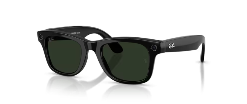 Ray-Ban Meta Wayfarer noir brillant