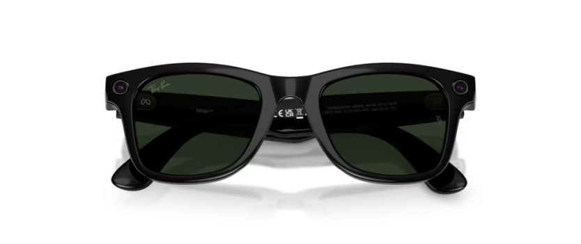 Ray-Ban Meta Wayfarer noir brillant