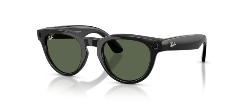 Ray-Ban Meta Headliner noir brillant | Smart glasses