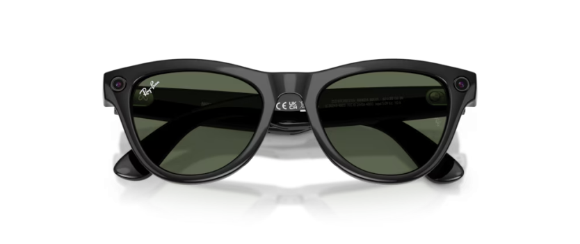 Ray-Ban Meta Skyler noir brillant | Lunettes connectées