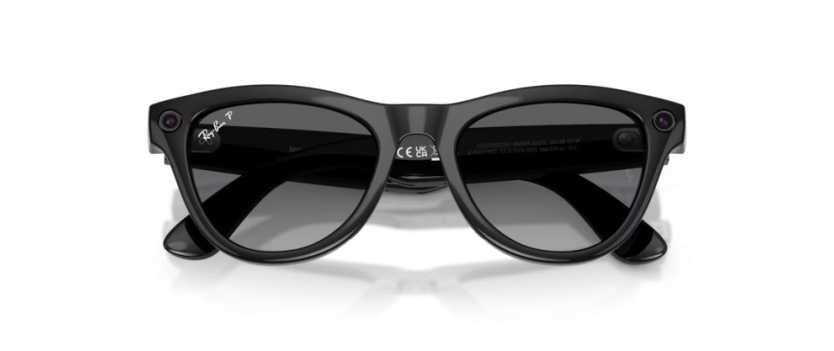 Ray-Ban Meta Skyler noir brillant | Lunettes connectées