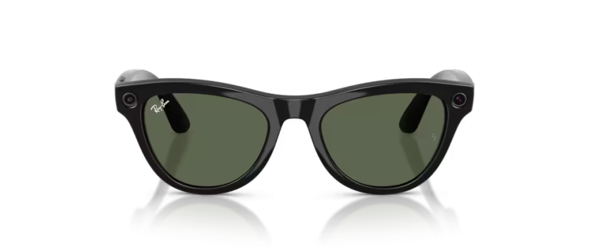 Ray-Ban Meta Skyler noir brillant | Lunettes connectées