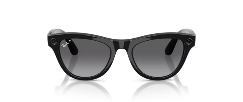Ray-Ban Meta Skyler noir brillant | Lunettes connectées