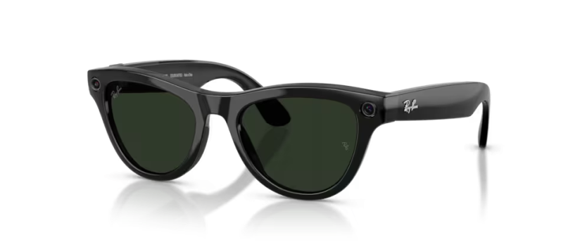 Ray-Ban Meta Skyler noir brillant | Lunettes connectées