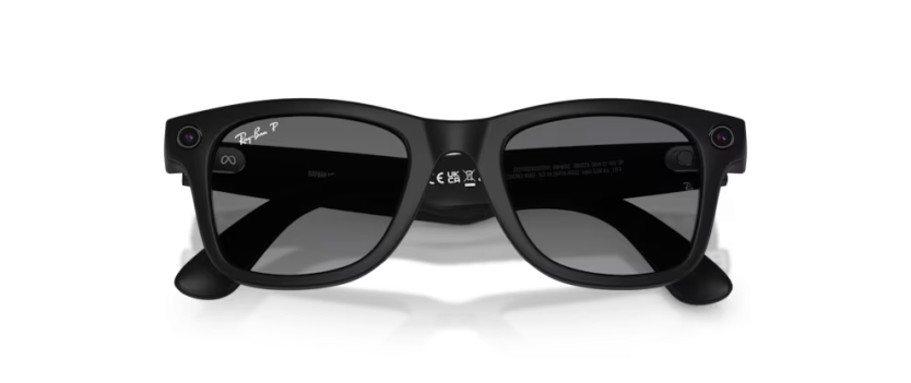 Ray-Ban Meta Wayfarer noir mat | Lunettes connectées