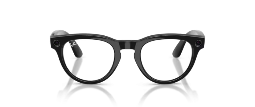 Ray-Ban Meta Headliner noir brillant | Smart glasses
