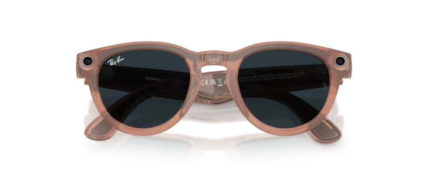 Ray-Ban Meta Headliner matte peach | Lunettes IA