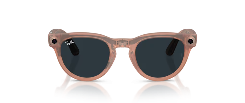 Ray-Ban Meta Headliner matte peach | Lunettes IA