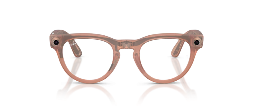 Ray-Ban Meta Headliner matte peach | Lunettes IA