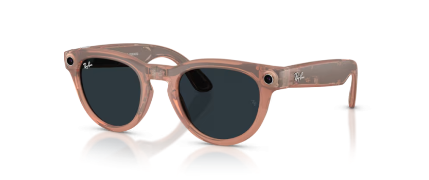 Ray-Ban Meta Headliner matte peach | Lunettes IA