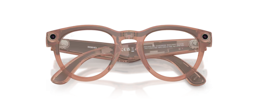 Ray-Ban Meta Headliner matte peach | Lunettes IA