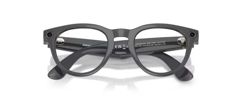 Ray-Ban Meta Headliner gris astéroïde | Lunettes Meta