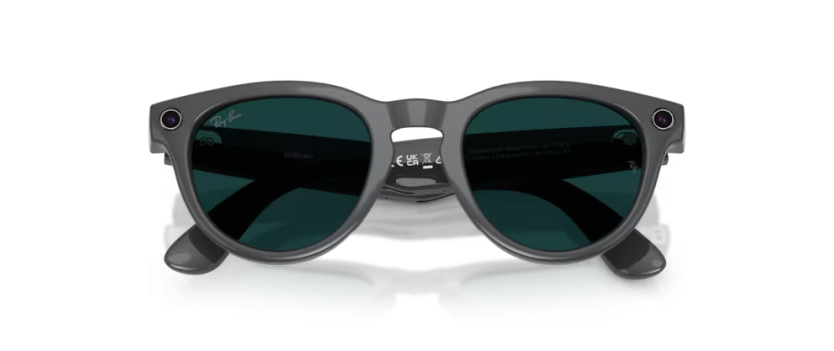 Ray-Ban Meta Headliner gris astéroïde | Lunettes Meta
