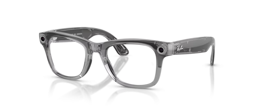 Ray-Ban Meta Wayfarer transparent | Lunettes connectées